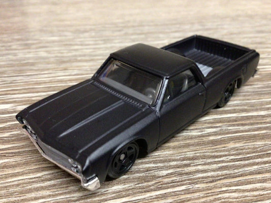 Hot Wheels 2024 Fast & Furious 1/5, 1967 El Camino, NEW/LOOSE/INCOMPLETE, matte black (no cannons/cage)