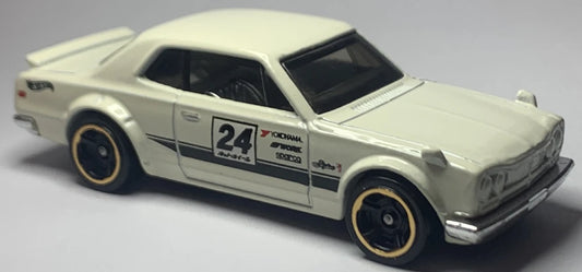 Hot Wheels 2024 Multipack Exclusive, 1971 Nissan Skyline H/T 2000 GT-R, NEW/LOOSE, white