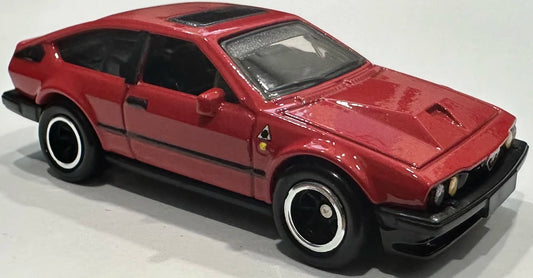 Hot Wheels 2024 Premium World Tour 1/5, Alfa Romeo GTV6 3.0, NEW LOOSE, red