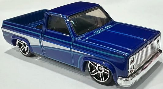 Hot Wheels 2024 #249/250 '83 Chevy Silverado, NEW/LOOSE, blue