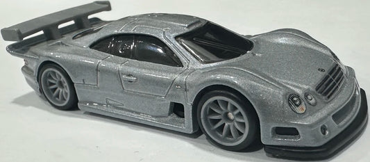 Hot Wheels 2025 1997 Mercedes-Benz CLK-GTR from 90s Supercars Collector's Set, NEW/LOOSE, silver