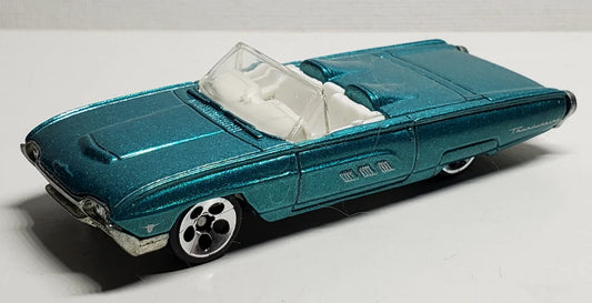 Hot Wheels 1998 #644, '63 T-Bird, NEW/LOOSE, metalflake teal