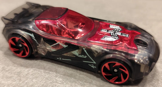 Hot Wheels 2025 #013/250, Nerve Hammer, NEW/LOOSE, clear black
