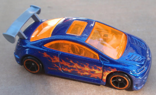 Hot Wheels 2012 #160/247 Honda Civic Si, NEW/LOOSE, metalflake dark blue