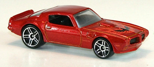 Hot Wheels 2012 #016/250 '73 Pontiac Firebird, PREOWNED/LOOSE, buccanneer red