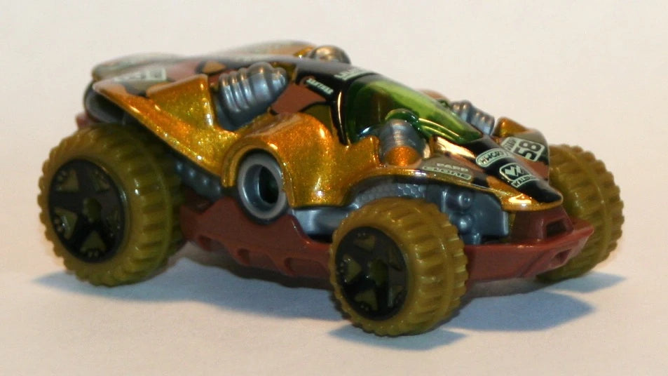 Hot Wheels 2012 #187/247 Swamp Buggy, NEW/LOOSE, metallic gold