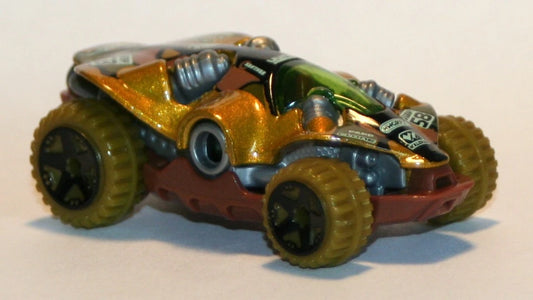 Hot Wheels 2012 #187/247 Swamp Buggy, NEW/LOOSE, metallic gold