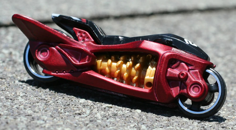 Hot Wheels 2014 #119/250, Fly-By, NEW/LOOSE, anodized dark red