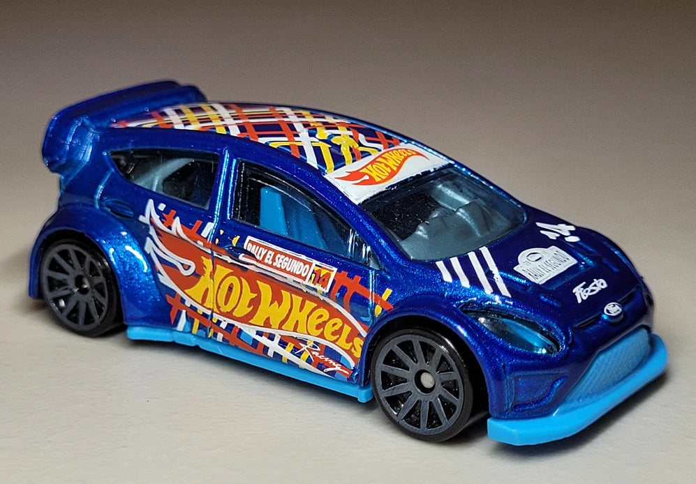 Hot Wheels 2017 #210/365, '12 Ford Fiesta, NEW/LOOSE, HW racing blue