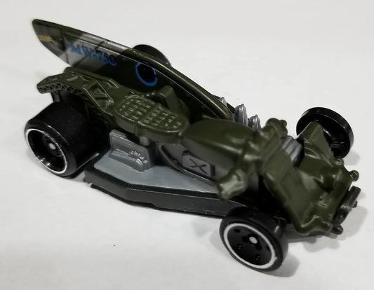 Hot Wheels 2019 #088/250, Moto Wing, NEW/LOOSE, olive green