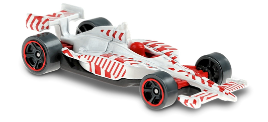 Hot Wheels 2020 #025/250 Indy 500 Oval, TARGET RED EDITION, NEW/LOOSE, white w/red stripes
