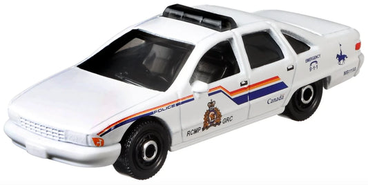Matchbox 2021 #032/100 '94 Chevy Caprice Classic Police, NEW/LOOSE, white (RCMP livery)