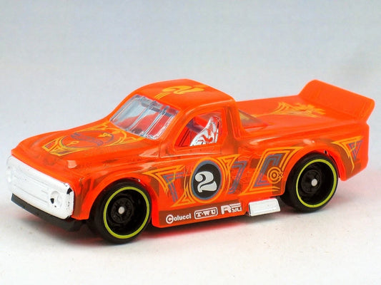 Hot Wheels 2021 #160/250 Draftnator, NEW/LOOSE, clear orange