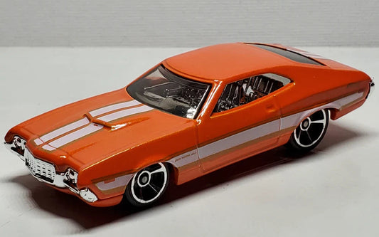 Hot Wheels 2022 #250/250, 72 Ford Gran Torino Sport, NEW/LOOSE, orange