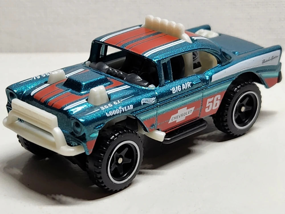 Hot Wheels 2023 Multipack Exclusive, Big-Air Bel-Air, NEW/LOOSE, metalflake aqua