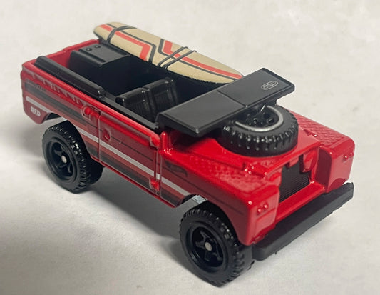Hot Wheels 2024 #092/250 Land Rover Series II, TARGET RED EDITION, NEW/LOOSE, red