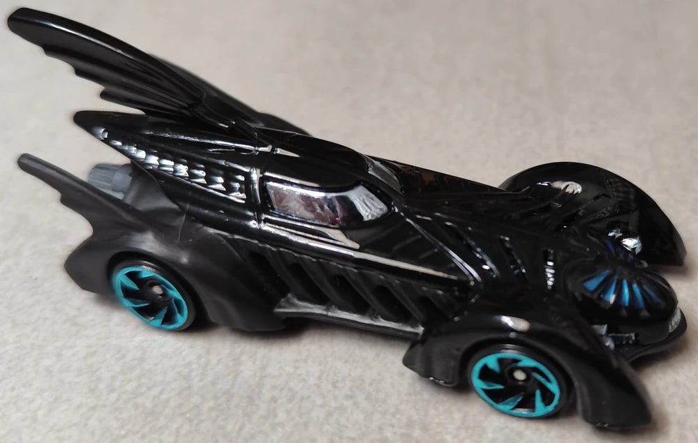 Hot Wheels 2024 #106/250 Batman Forever Batmobile, TREASURE HUNT, NEW/LOOSE, black