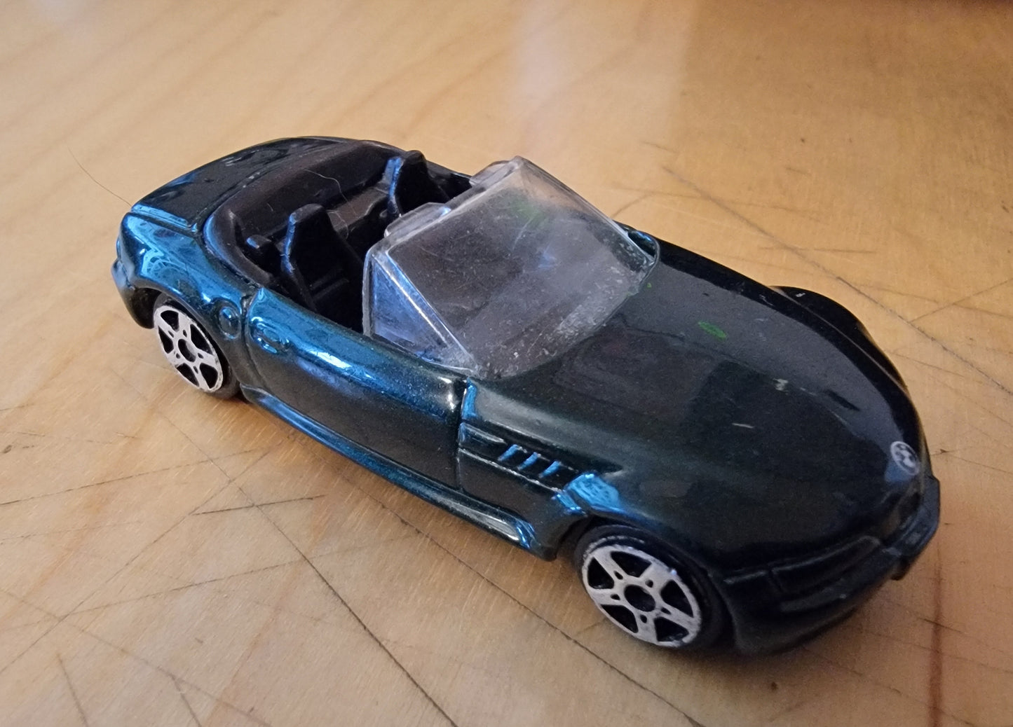 Maisto BMW Z3 convertible, dark green, preowned/loose, C7