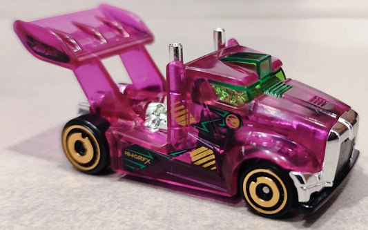 Hot Wheels 2025 #110/250 Rig Storm TREASURE HUNT, NEW/LOOSE, translucent plum