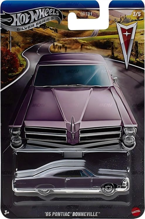Hot Wheels 2026 Pontiac 100th Anniversary 3/5 '65 Pontiac Bonneville, iris mist