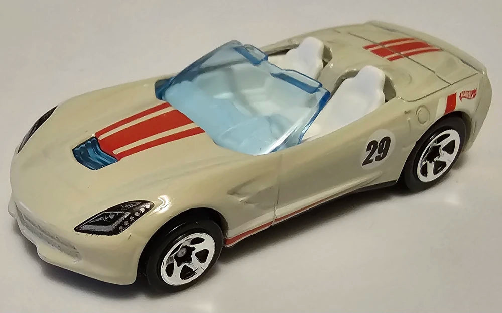 Hot Wheels 2026 Mutlipack Exclusive, '14 Corvette Stingray Convertible, NEW/LOOSE, beige