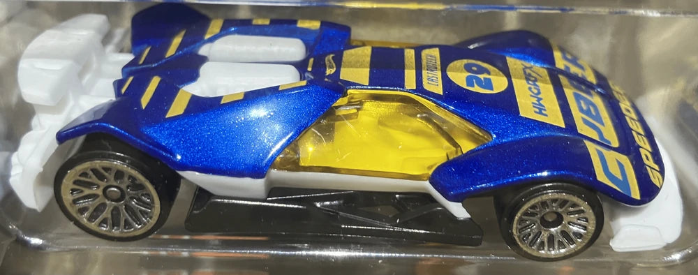 Hot Wheels 2026 Multipack Exclusive, Cyber Speeder, NEW/LOOSE, metalflake navy blue