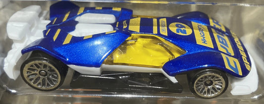 Hot Wheels 2026 Multipack Exclusive, Cyber Speeder, NEW/LOOSE, metalflake navy blue