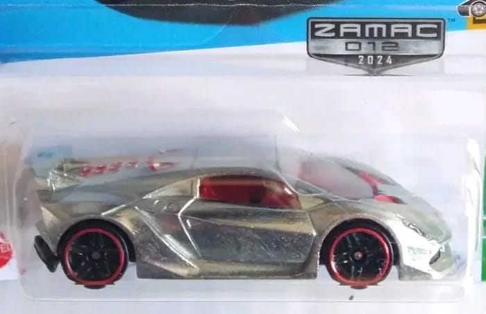 Hot Wheels 2024 #204/250 Lamborghini Sesto Elemento, NEW/LOOSE, ZAMAC