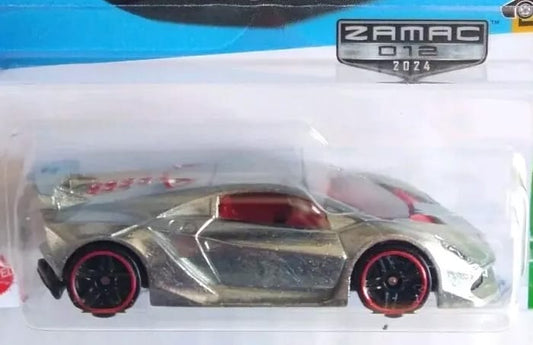 Hot Wheels 2024 #204/250 Lamborghini Sesto Elemento, NEW/LOOSE, ZAMAC