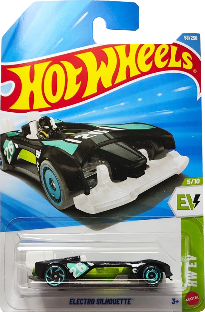 Hot Wheels 2026 #058/250 Electro Silhouette, TREASURE HUNT, black