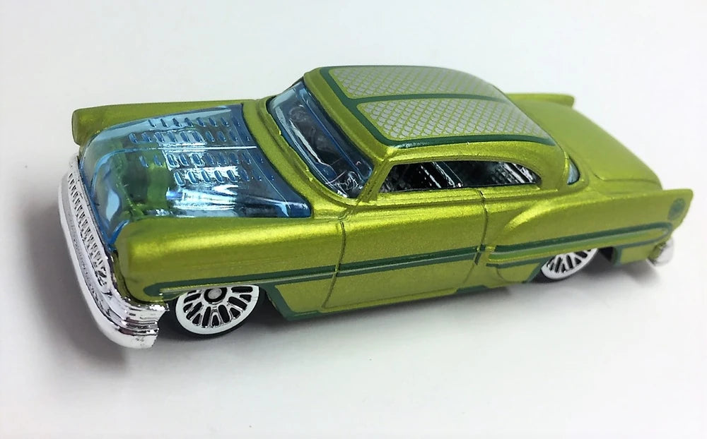 Hot Wheels 2019 Larry Wood 50th Anniversary, Custom '53 Chevy, NEW/LOOSE, satin lime green