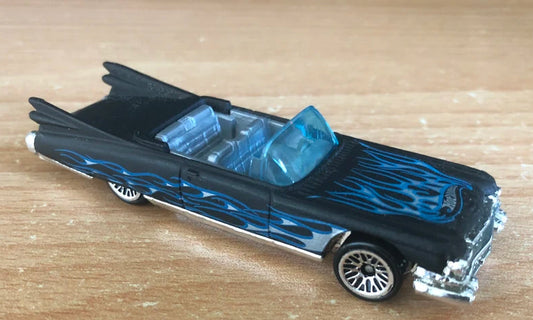 Hot Wheels 2002 #208/240, '59 Caddy/Eldorado, NEW/LOOSE, matte black