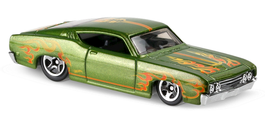 Hot Wheels 2017 #035/365, '69 Ford Torino Talladega, NEW/LOOSE, metalflake green