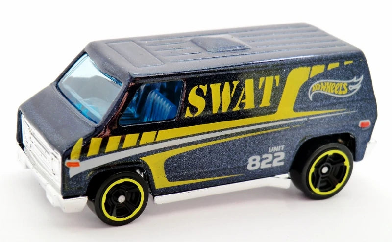 Hot Wheels 2014 #049/250, 70s Van, NEW/LOOSE, dark blue (SWAT)