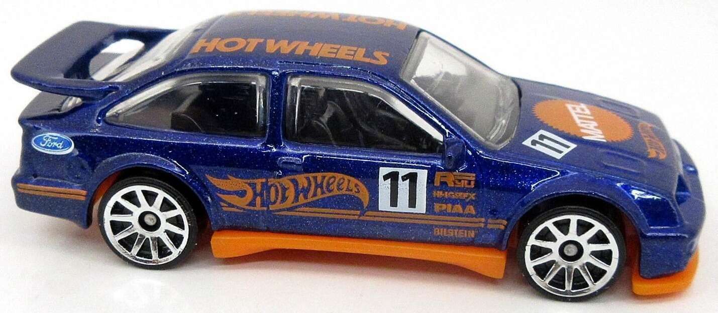 Hot Wheels 2022 #033/250 '87 Ford Sierra Cosworth, NEW/LOOSE, metallic blue