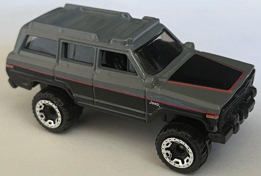 Hot Wheels 2023 #052/250 '88 Jeep Wagoneer, NEW/LOOSE, black/grey