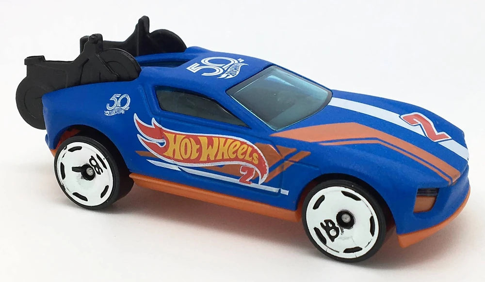 Hot Wheels 2018 #233/365 Rise 'N Climb, NEW/LOOSE, HW Racing blue