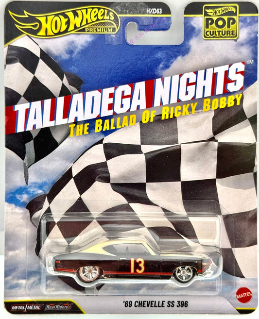 Hot Wheels 2026 Premium Pop Culture Mix 6, Talladega Nights '69 Chevelle SS 396, black