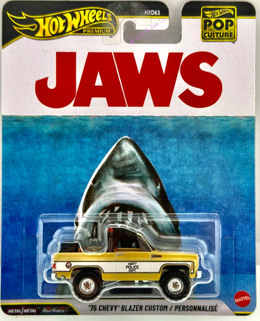 Hot Wheels 2026 Premium Pop Culture Mix 6, Jaws '75 Chevy Blazer Custom, tan