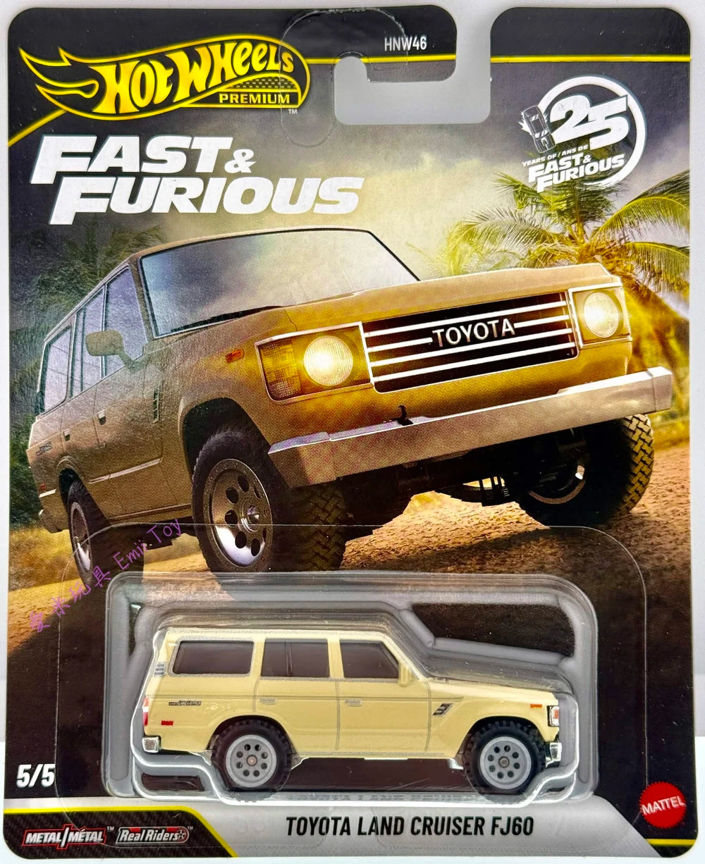 Hot Wheels 2026 Premium Fast & Furious 25th Mix 3 5/5, Toyota Land Cruiser FJ60, tan