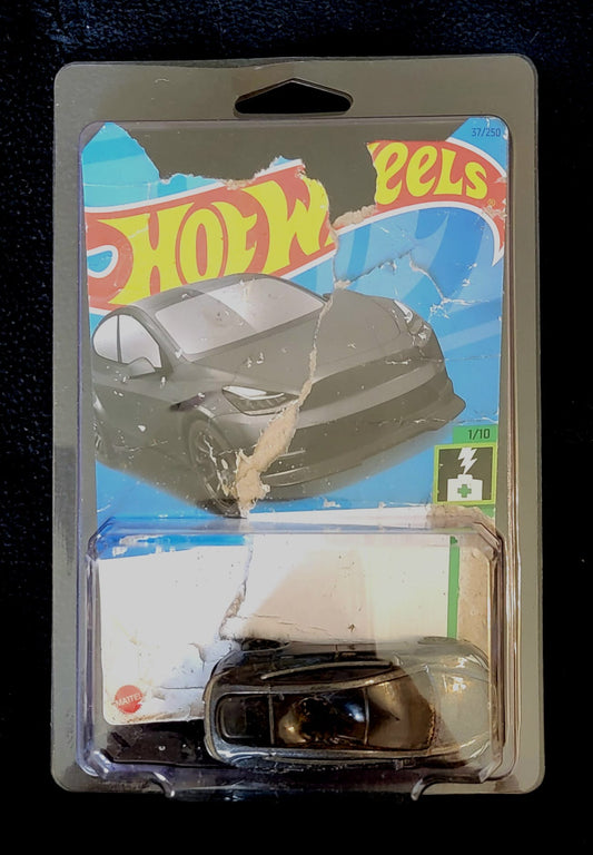 ID Custom #5 - Hot Wheels 2023 #037/250 Tesla Model Y, midnight silver metallic (CUSTOMIZED)