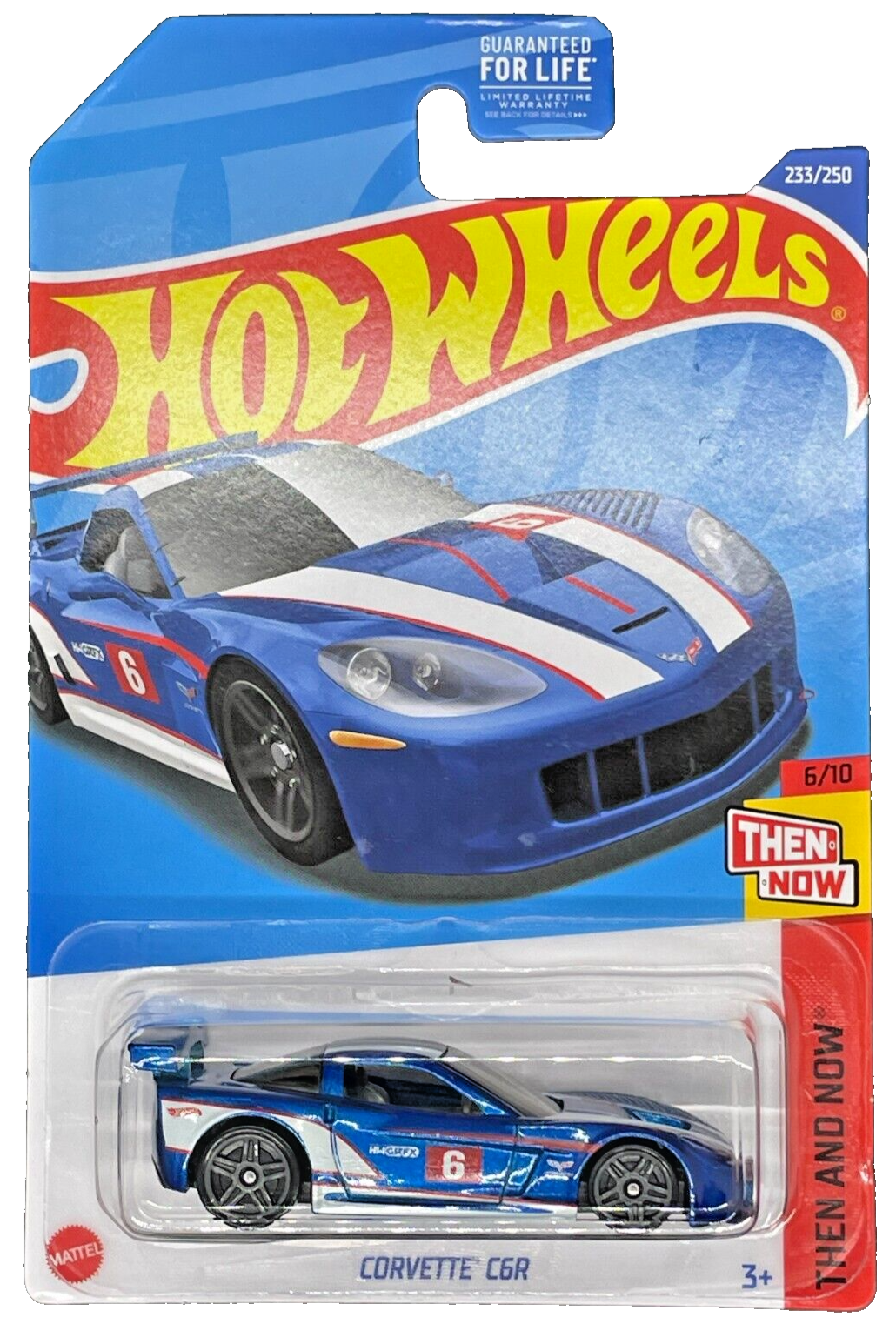 Hot Wheels 2022 #233/250 Corvette C6R, blue