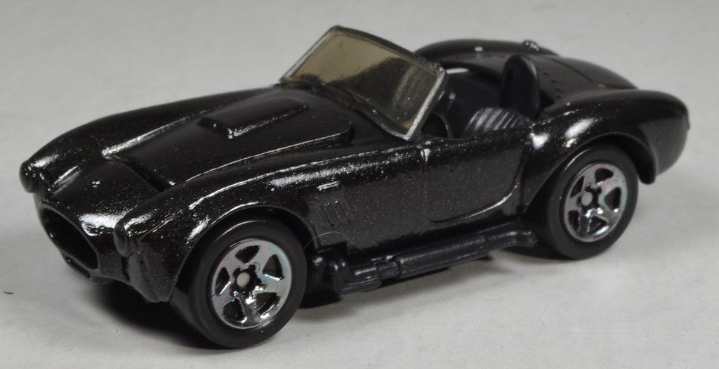 Hot Wheels 1996 Black Convertibles Collection, Shelby Cobra 427 S/C, NEW/LOOSE, black