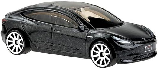 Hot Wheels 2022 Luxury Sedans Series 3/5, Tesla Model 3, obsidian black