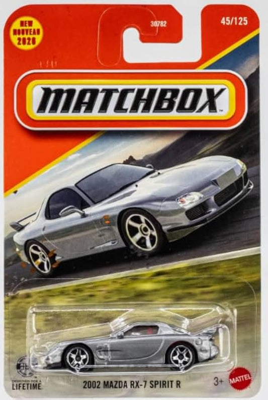 Matchbox 2026 #45/125, 2002 Mazda RX-7 Spirit R, silver