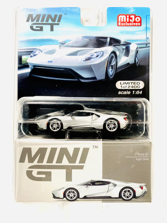 Mini GT #340 Ford GT, ingot silver