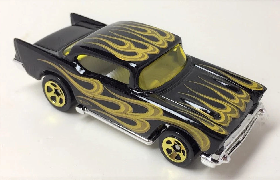 Hot Wheels 2019 #009/250 '57 Chevy, NEW/LOOSE, black