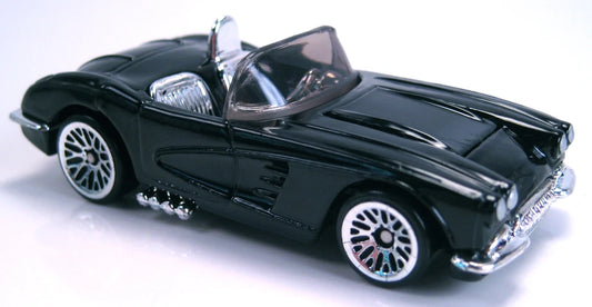 Hot Wheels 1999 #1092, '58 Corvette Coupe, NEW/LOOSE, black
