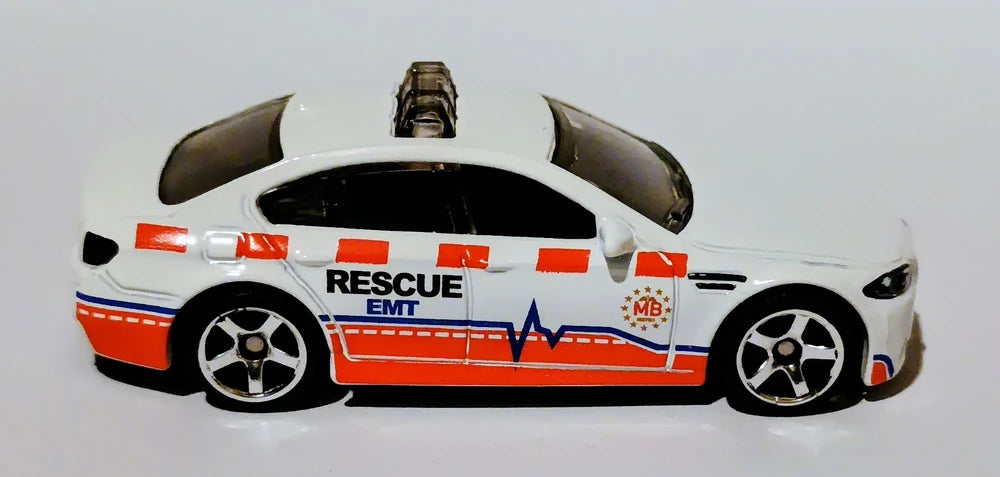 Matchbox 2025 Multipack Exclusive, BMW M5 Police, NEW/LOOSE, white