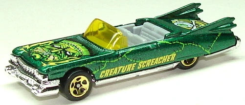 Hot Wheels 2001 #79 '59 Caddy/Eldorado, NEW/LOOSE, metalflake green